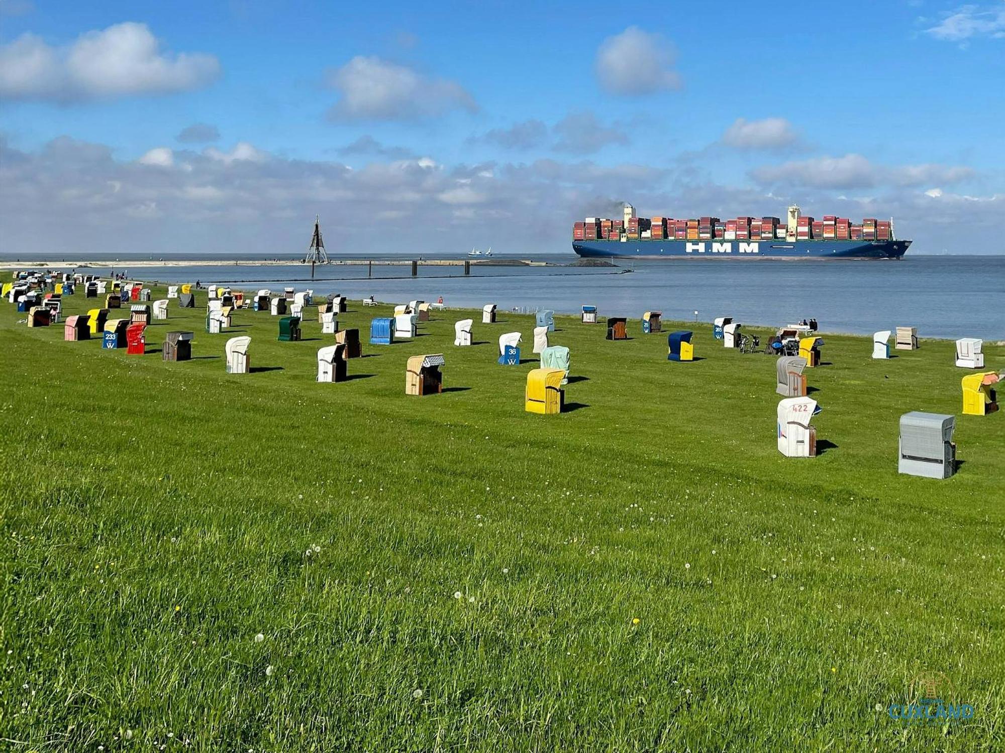 Urlaub Direkt Im Hafen Apartment Cuxhaven Luaran gambar
